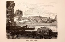 Stampa antica 1875 roma - stampa,