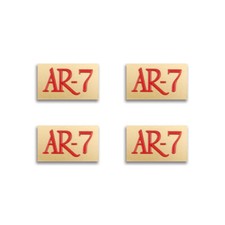 AR-7 Speaker Grill Logo Badge