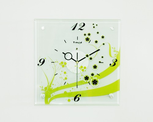 Orologio leaf 30x30 - leaf,