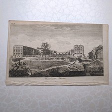 Original 1776 Engraving Of A