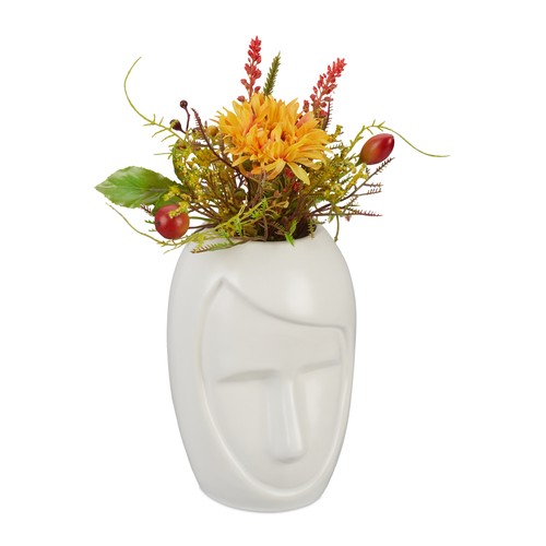 Vaso volto portafiori fiori - volto,