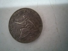 Moneta 500 Lire 1961 con biga