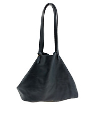 Borsa tote Mansur Gavriel in pelle blu navy