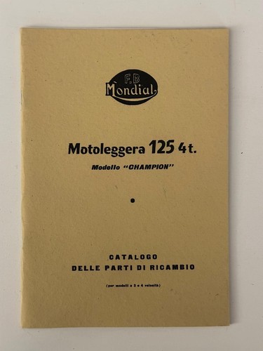 Mondial 125 mod - 4t.,