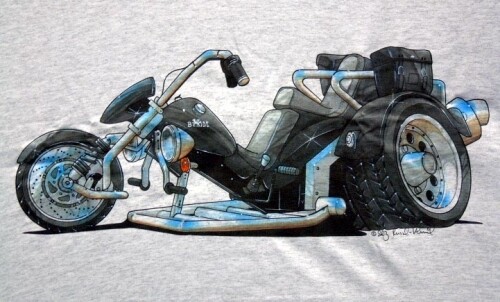 Shirt boom trike chopper - trike, ii
