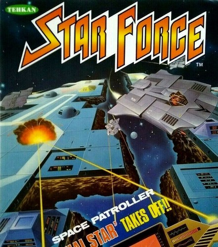 Star force arcade flyer tehkan - star,