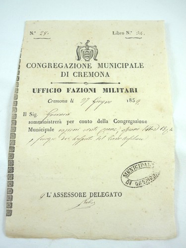 Cremona risorgimento 1859 - cremona,