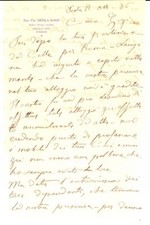 1936 ISOLA D'ASTI "La nostra presenza non è gradita" - Lettera Nicola SARDI 