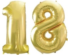 Pallone compleanno numero 18