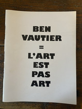 Ben Vautier L'art est pas art Milano Lattuada Studio 2012