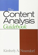 The Content Analysis Guidebook, Neuendorf, Kimberly A