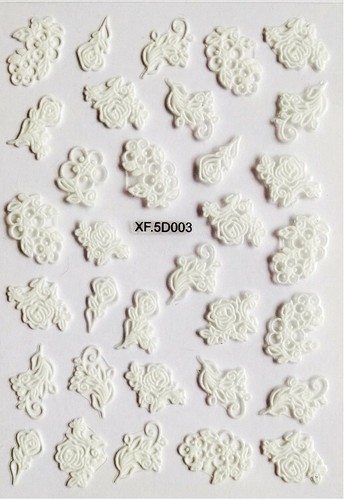 Nuovo adesivo nail art - , 3d