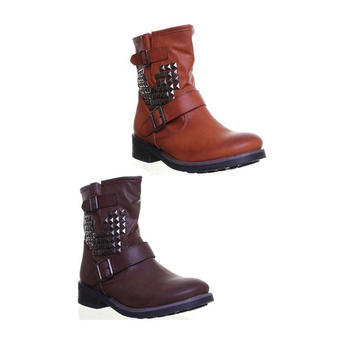 Donna corto biker stivali con - donna,
