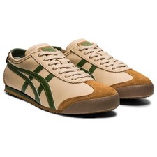 - Onitsuka Tiger MEXICO 66 Scarpe Sneakers Unisex Beige Verde Erba 1183C102-250