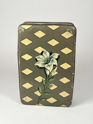 Scatola latta vintage biscotti - scatola,