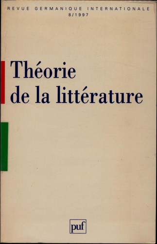 Théorie littérature - de,