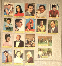 LOTTO N.18 FIGURINE CANTANTI - RACCOLTA PANINI ANNO 1968 TUTTE DIVERSE