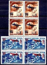 Romania 1952 UPU Mail Transport History Carrier Horse Post Horn Ovpr Bl4 MNH