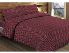 TRAPUNTINO ESTIVO 100GR COTONE KILT SCOZZESE ROSSO SINGOLO MADE ITALY