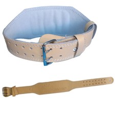 GymPower Cintura Sollevamento Pesi Cuoio Allenamento Bodybuilding Fascia Lombare