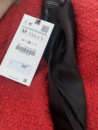 Zara blazer doppiopetto rosso - zara,