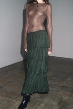 ZARA MAXI GONNA DONNA MIDI CON