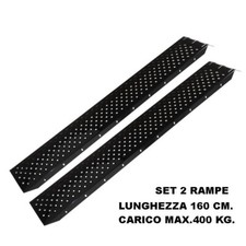 2 rampe di carico in acciaio -