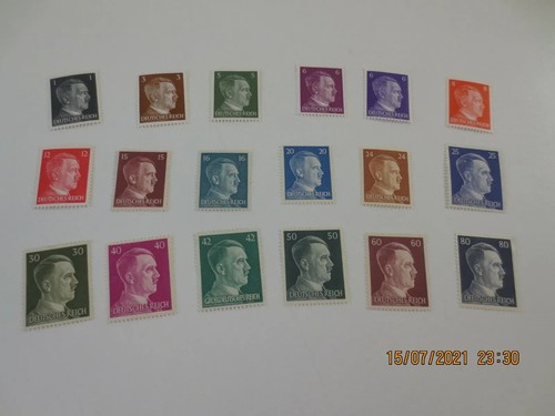 Francobolli tedeschi 1941 - francobolli,