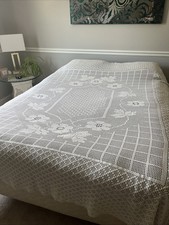 Copriletto vintage fatto a