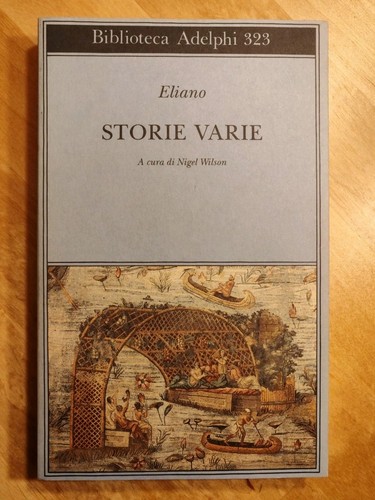 Eliano storie varie biblioteca - eliano,