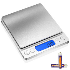 3Kg/0.1G Inox Bilancia Cucina Digitale Elettroniche Con LCD Display E Funzione T