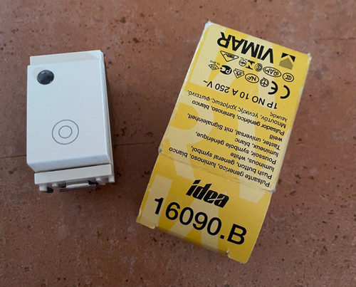 Vimar idea 16090 pulsante 1p - 16090.b,