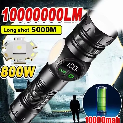 Torcia led 50000000lm militare - led,