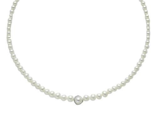 Collana filo perle - di, donna