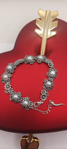 Bracciale argento margherite - argento,