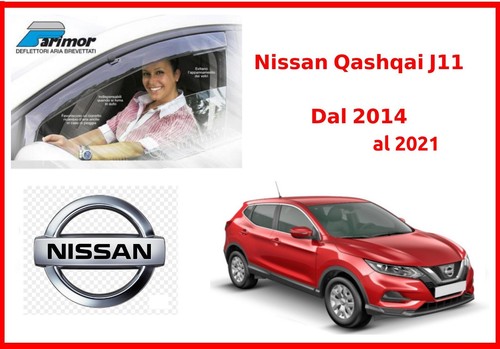 Deflettori aria per nissan - deflettori,