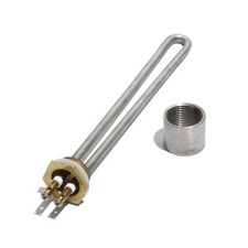 Tubo Riscaldamento Elettrico Alta Temperatura Forma U 1KW/2KW/3KW/4KW 1 Pollice BSP/DN25 