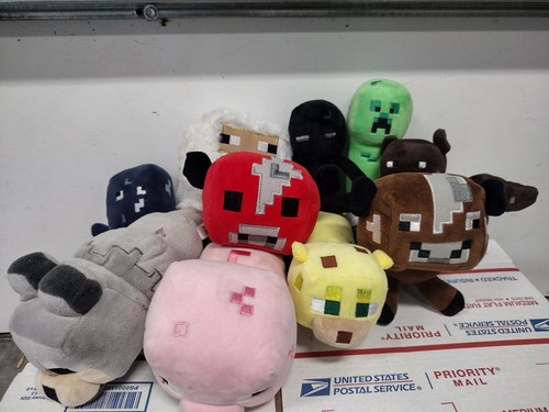 2015 minecraft plush lot - minecraft,