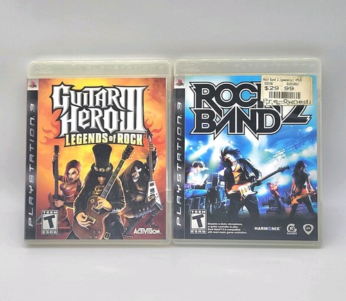 Pacchetto giochi ps3 guitar - ps3,