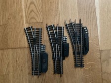 1909 ACCESSORI BINARI LIMA  – SCAMBI ELETTRICI SX - 3 PEZZI - TIPO RIVAROSSI