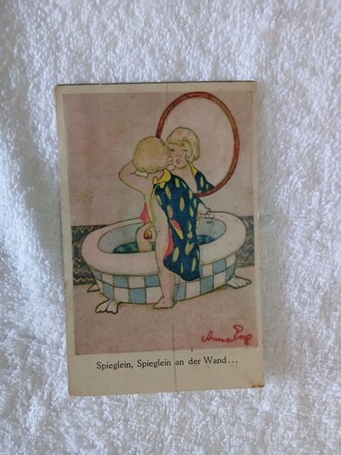 Cartolina 1922 specchio - cartolina,