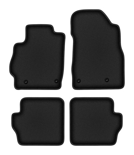 Set tappetini auto velour neri