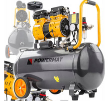 Senza Olio Compressore Aria Doppio Pistone 8 BAR 50L 3,8PS Regolatore Pressione