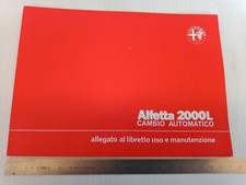allegato all'uso manutenzione