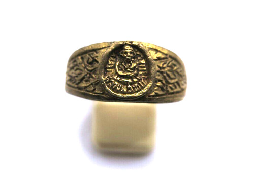 Raro anello ottone buddha - in,