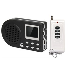 Lettore audio MP3 elettrico da esterno caccia uccelli chiamante schermo LCD telecomando