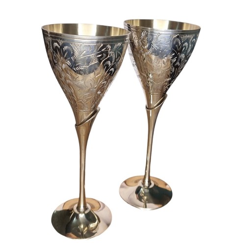 Coppia calici ottone - calici, in