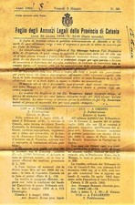 FOGLIO DEGLI ANNUNZI LEGALI