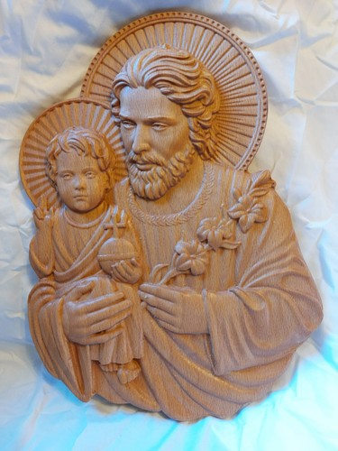 Religious wooden carvings