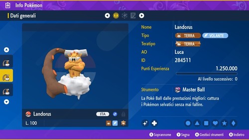 Landorus shiny 6iv - landorus, +